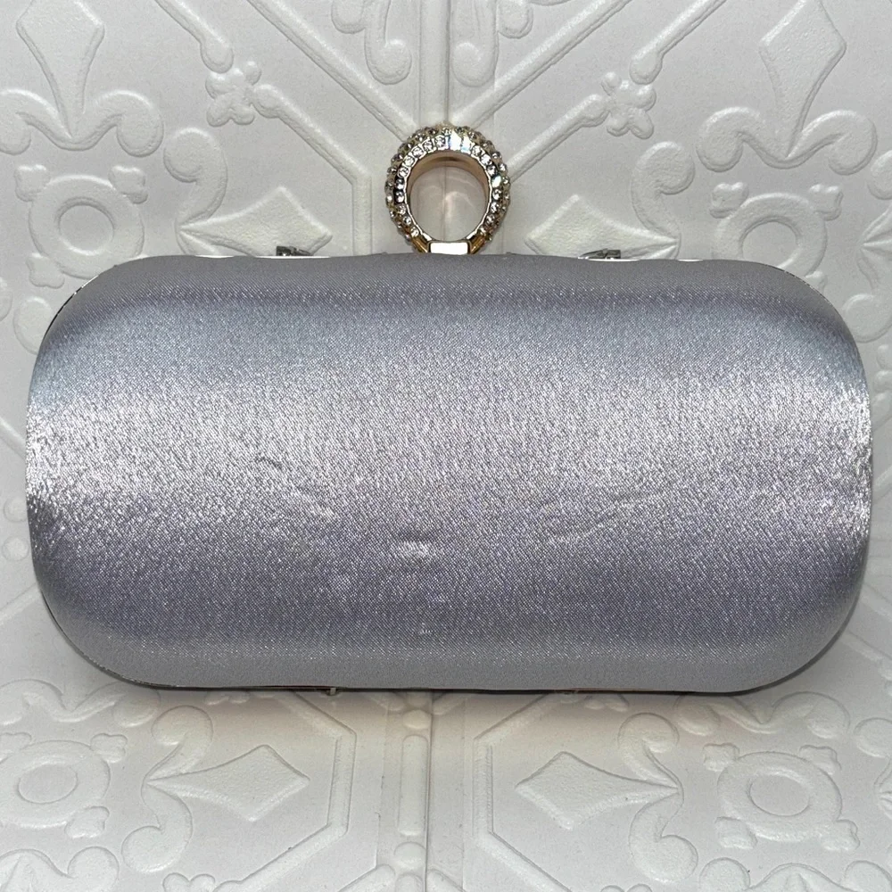 Flavia‎ Silver Bridal Handbag